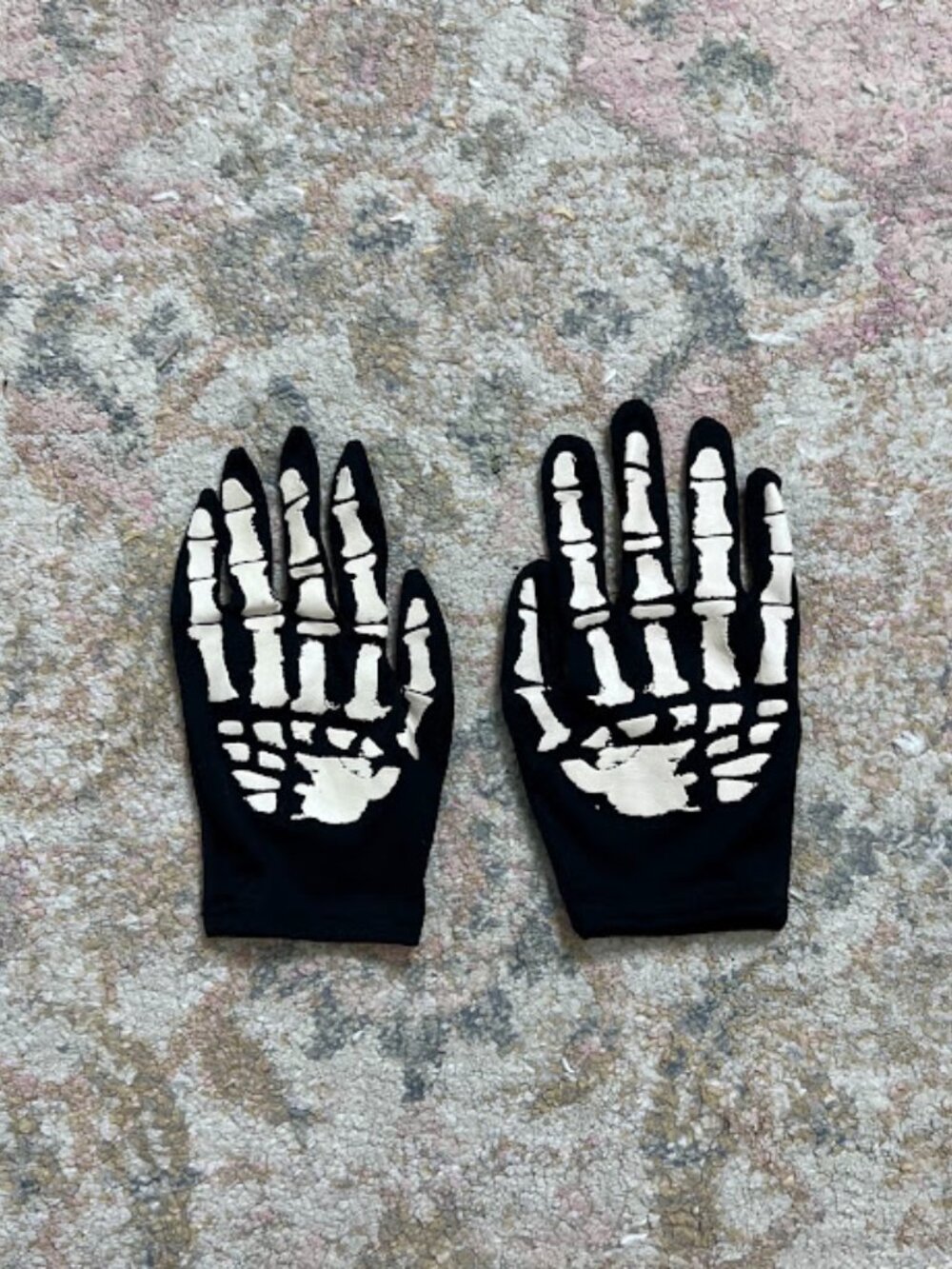 Skeleton Gloves Children's Size L